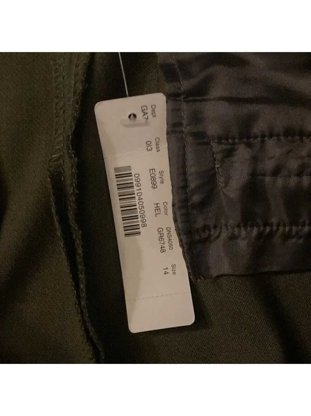 J. Crew Martie green wool blend trousers size 14